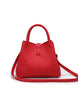 PU leather shoulder bag with twist lock and detachable inner bag (more colours)