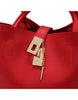 PU leather shoulder bag with twist lock and detachable inner bag (more colours)